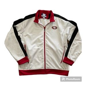 San Francisco 49ers NFL Reebok Full Zip Team
Track Jacket Men's size Large